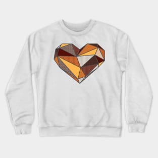 Patterned Heart Crewneck Sweatshirt